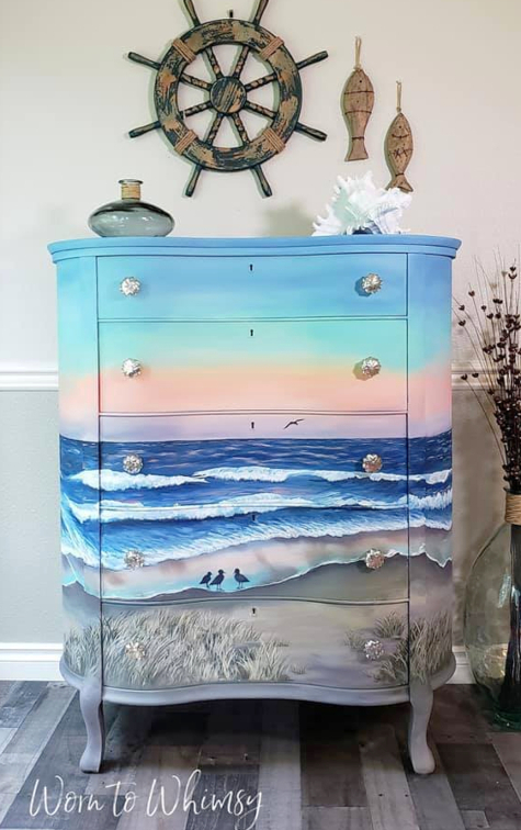 32 Diy Dresser &Amp; Chest Makeover Ideas Coastal, Beach &Amp; Nautical Style ... with regard to