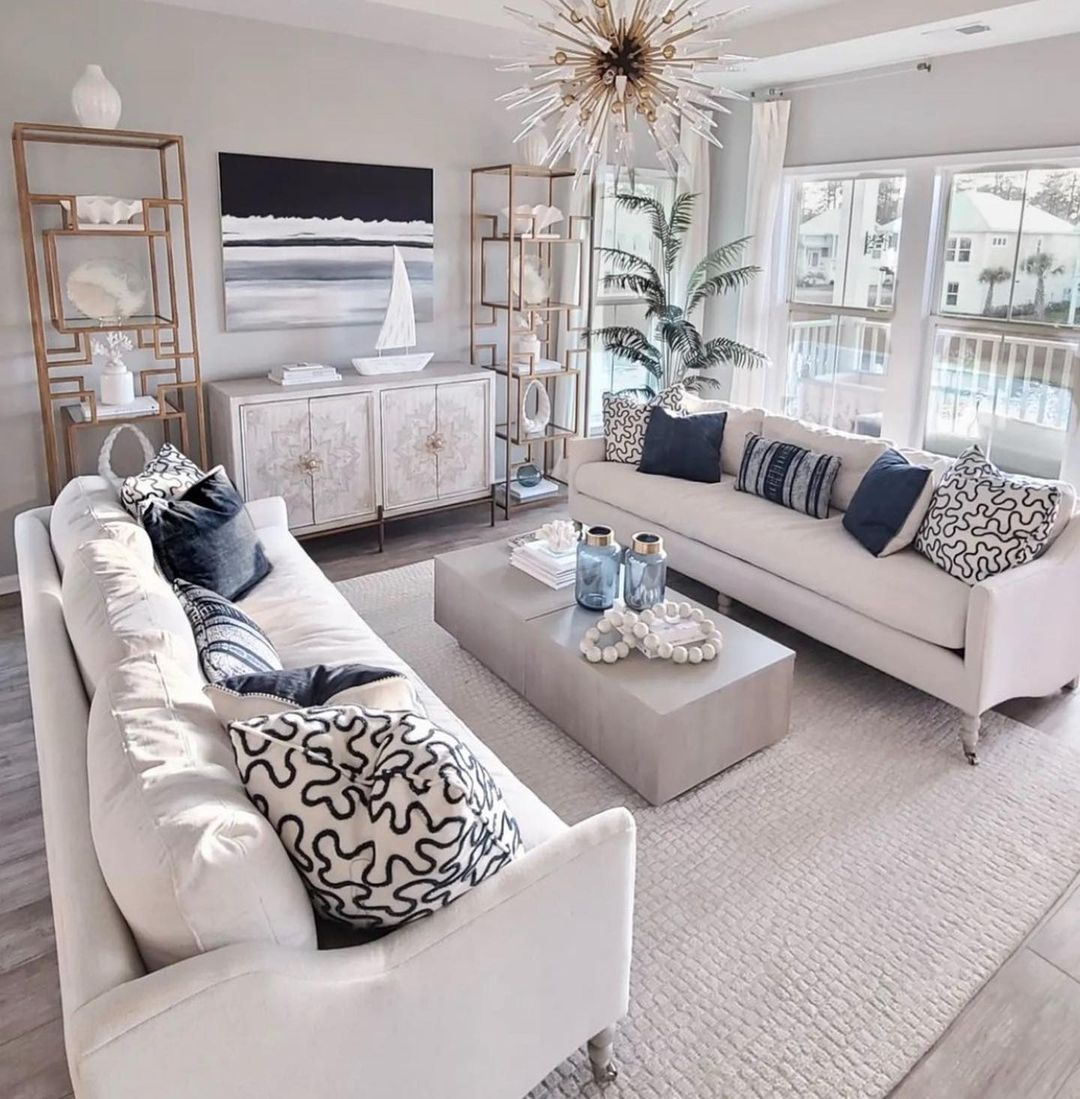 35 Two Sofas In Living Room Ideas To Tranform Your Living Room in