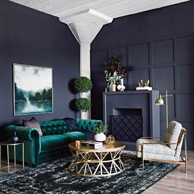 5 Ways To Use A Colorful Sofa In Your Living Room within Making a Splash How to Style a Colorful Sofa in Your Home