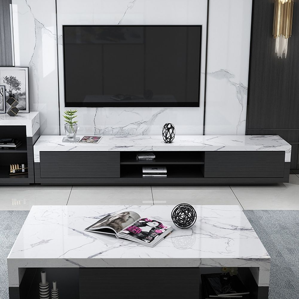 How Black Marble Media Consoles Like Giovani Can Transform Your Entertainment Area