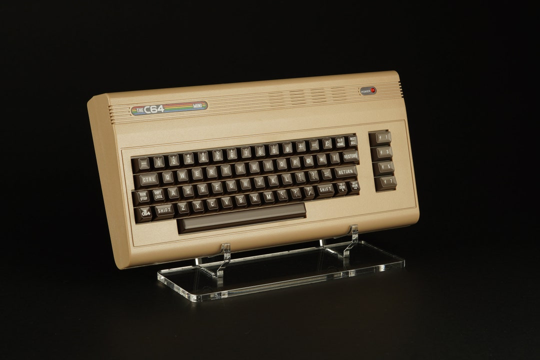Acrylic Display Stand For Commodore 64 The C64 Mini - Etsy for Expert Tips for Showcasing Your Brown Commodore TV Stand
