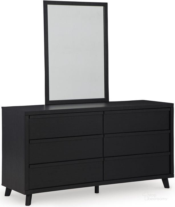 Danziar Black Six Drawer Dresser By Ashley Furniture | 1Stopbedrooms throughout Integrating the Julieta Black 6 Drawer Dresser into Your Bedroom Aesthetic