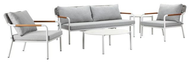 Dean 5 Piece Sofa Set - Beach Style - Living Room Furniture Sets - By ... throughout Styling Your Room with the Pangea Home Hilda 15.7" Modern Sofa