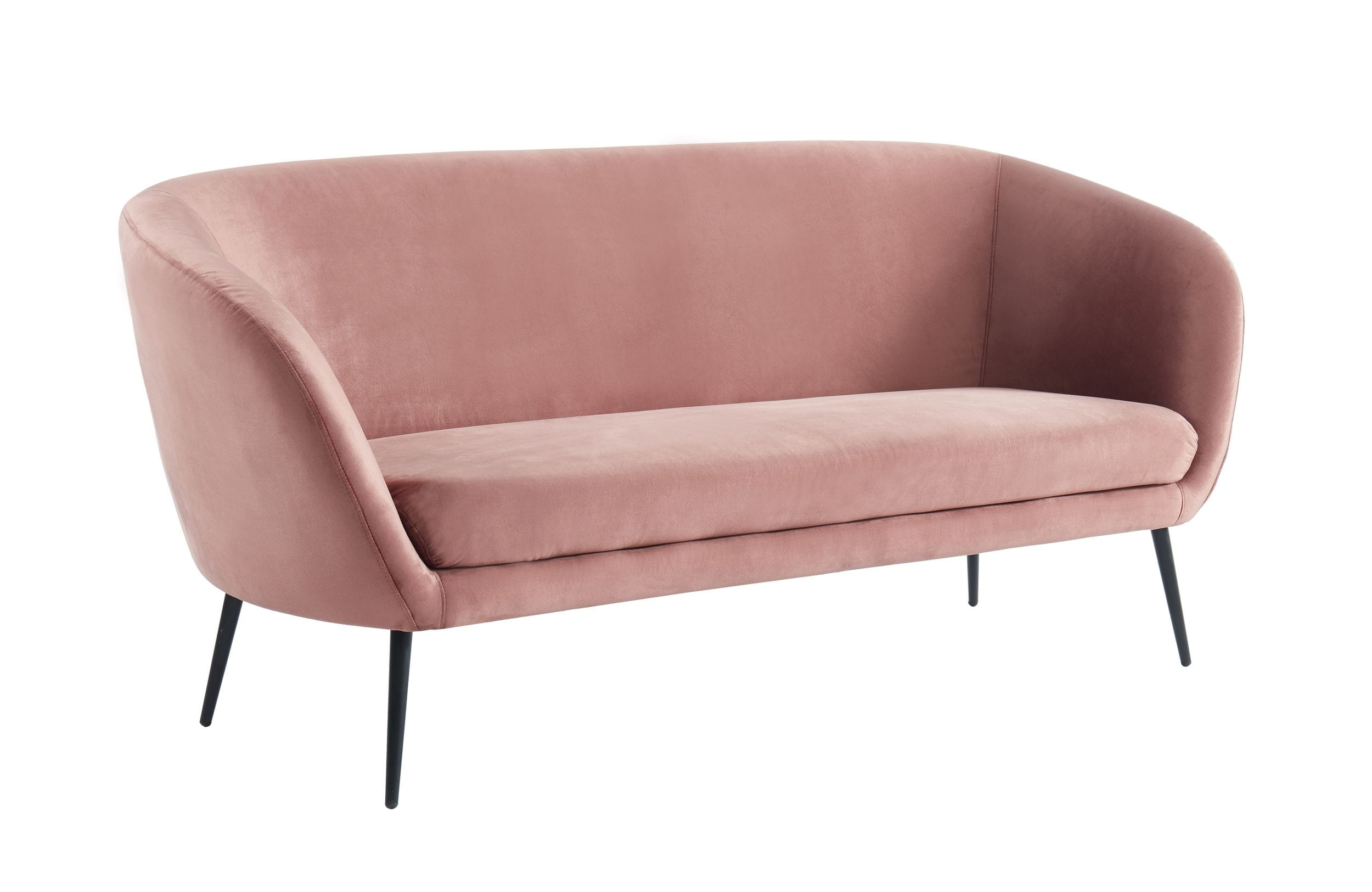 Divani Casa Koeing - Modern Coral Fabric Sofa | Atlas Furniture Imports with