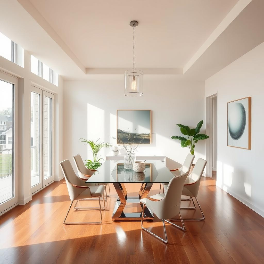 Elegant Minimalist Dining Room Reimagined for The Dining Room Reimagined Embracing Laundry Room Utility in Unexpected Spaces