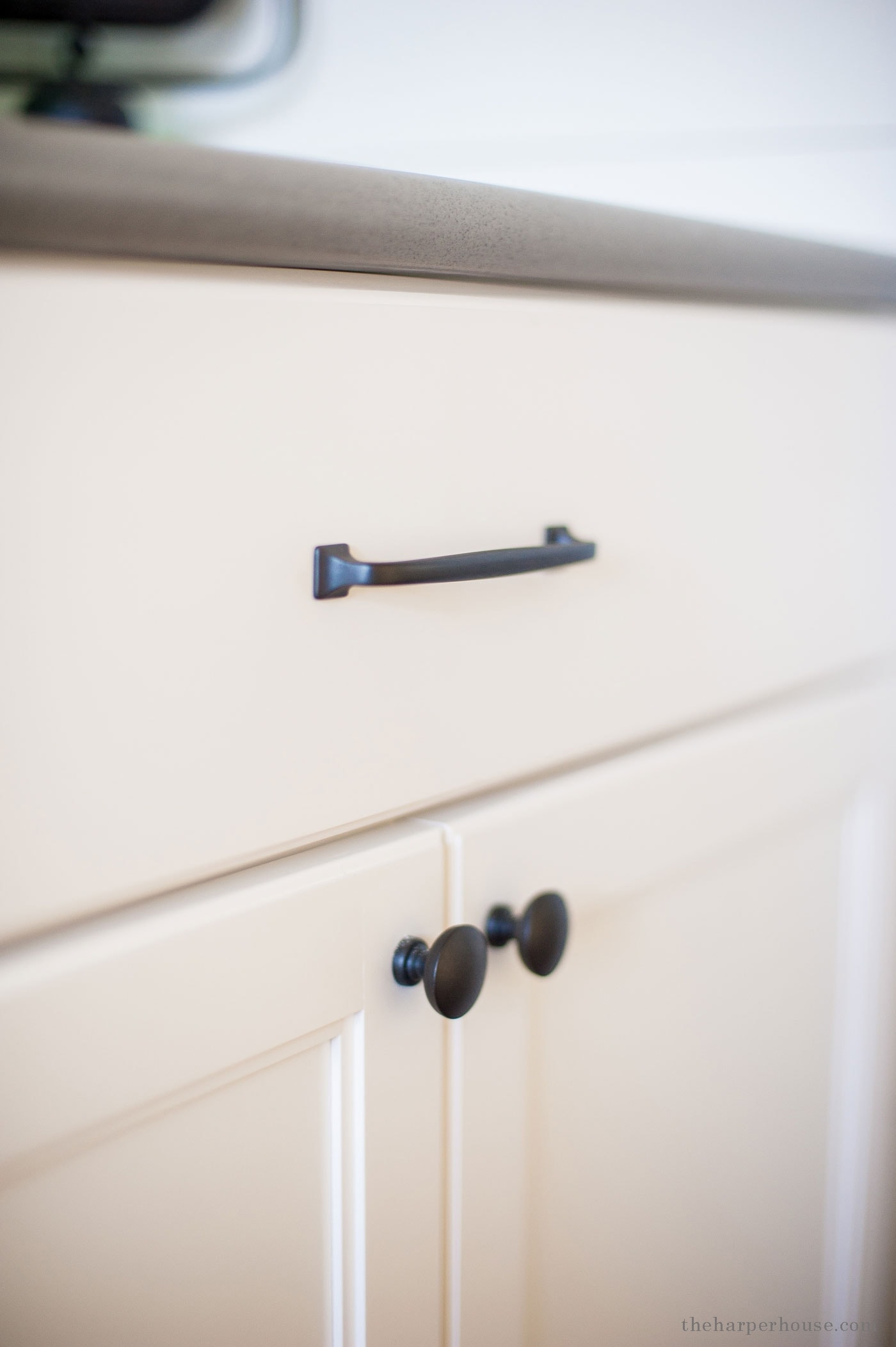 Farmhouse Style Kitchen Details | The Harper House regarding A Closer Look at the Coaster Harper Farmhouse Cabinet's Details