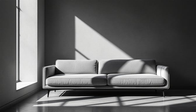 Free Sunlit Modern Sofa Image | Download At Stockcake within The Unseen Power of a Sofa in Creating Atmosphere