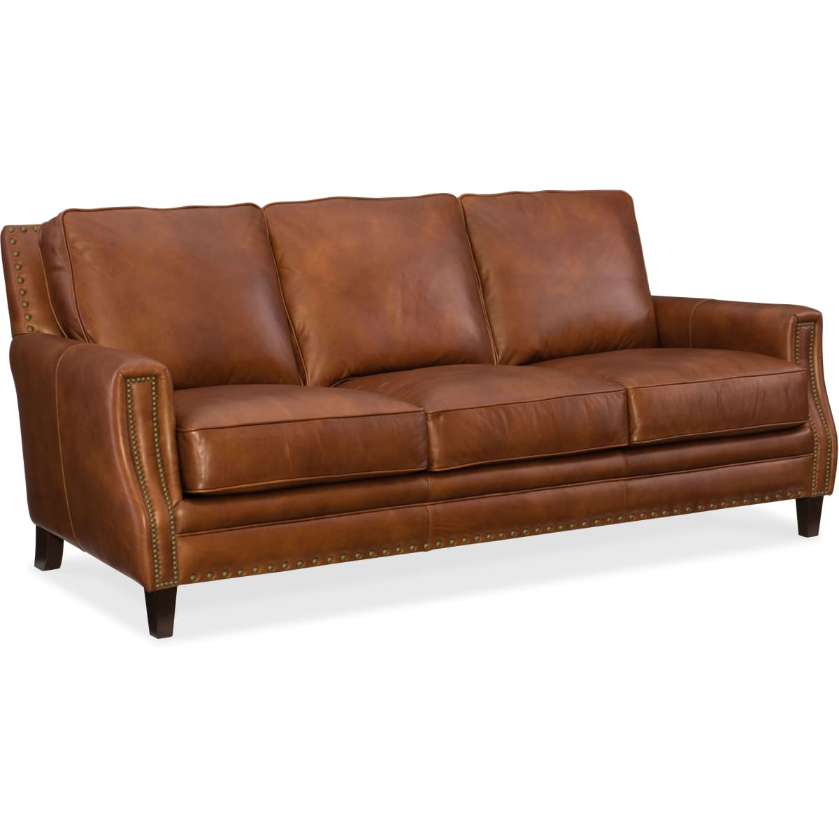 Hooker Furniture Ss387-03-087 83 Inch Wide Leather Sofa | Build.com throughout