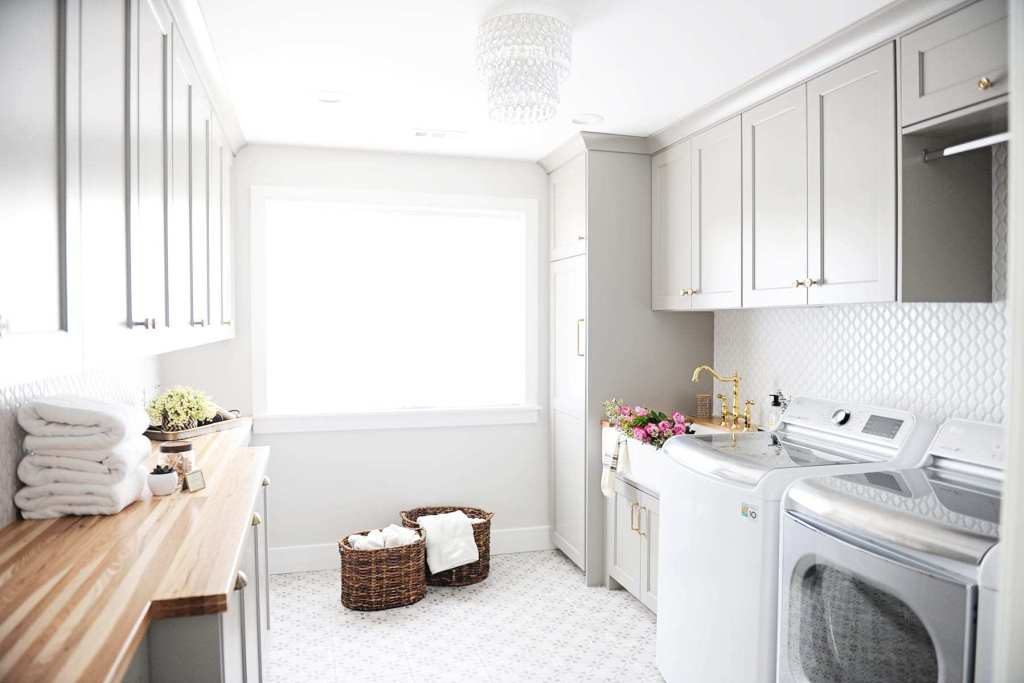 Inspiring Laundry Room Ideas That Will Make You Want To Tackle Yours ... regarding Step Inside the 10 Most Inspiring Laundry Rooms of the Year