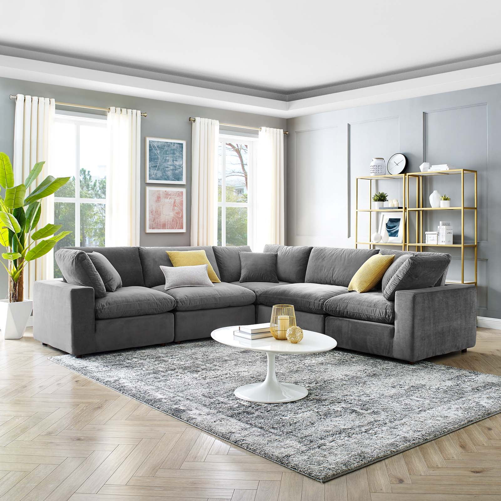 The Modway Commix Sectional in Gray A Comprehensive Guide to its Features