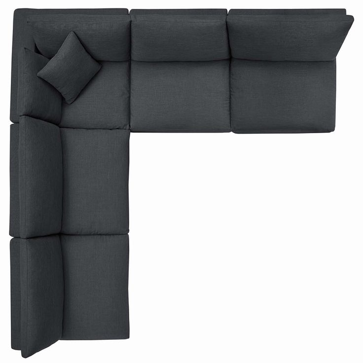 Modway Commix Ii Gray Sectional Sofa Eei-3360-Gry | Comfyco | Grey ... with regard to The Modway Commix Sectional in Gray A Comprehensive Guide to its Features