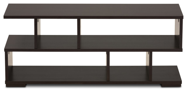 Naysmyth Dark Brown Wood Tv Stand - Contemporary - Entertainment ... for Beyond the Media Console Naysmyth Dark Brown Wood TV Stand Essentials