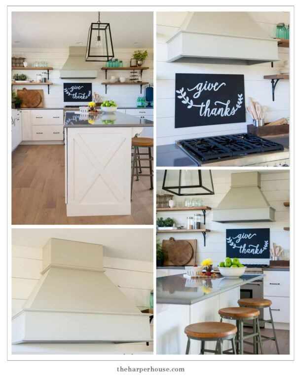 Our Farmhouse Kitchen Reveal | The Harper House within A Closer Look at the Coaster Harper Farmhouse Cabinet's Details