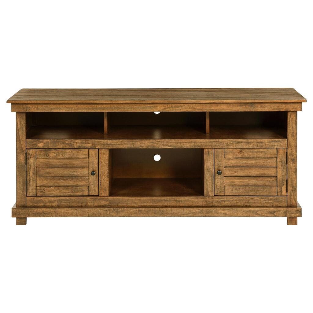 Payne 60 Inch Tv Stand Media Console In Distressed Brown By Coaster ... with
