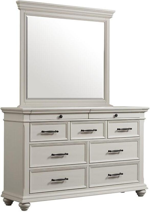 Picket House Furnishings Brooks 9-Drawer Dresser With Mirror ... with