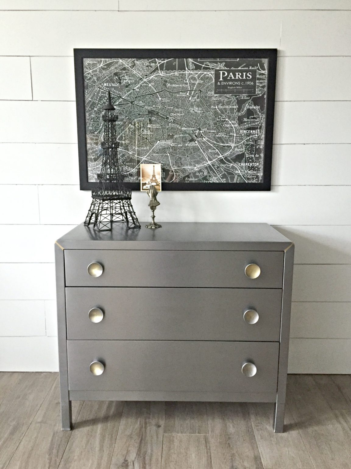 Refinishing A Steel Dresser. intended for