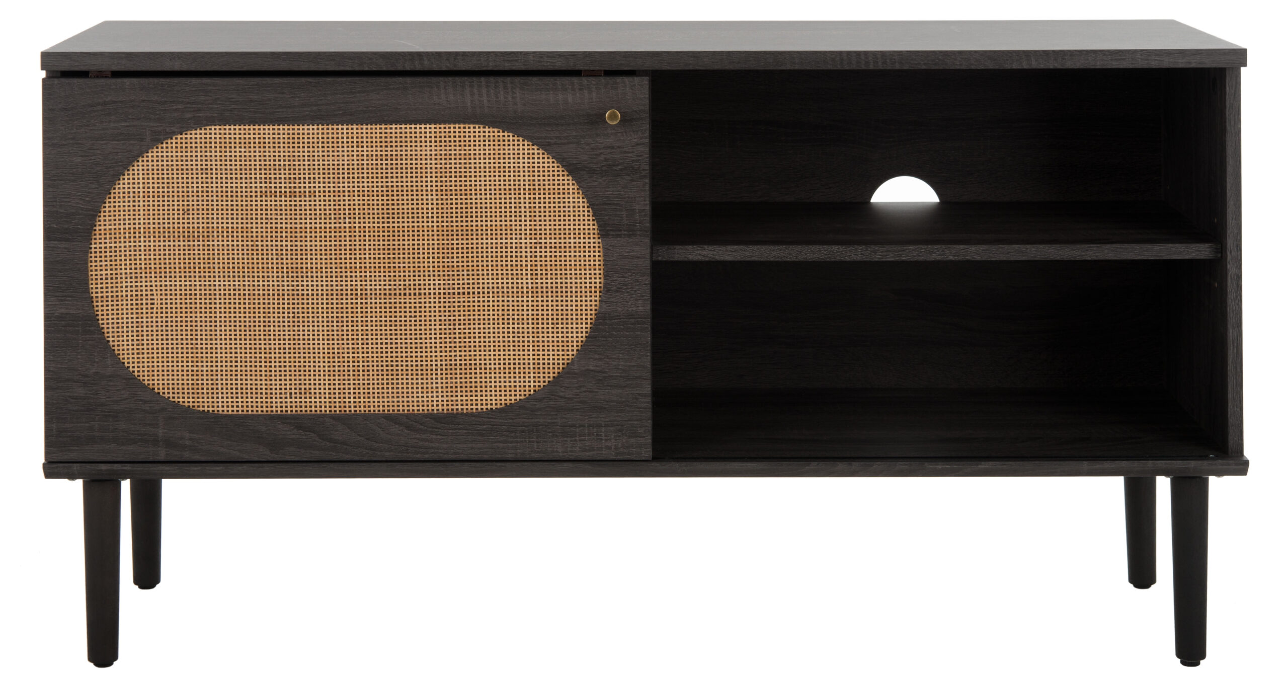 The Appeal of the Safavieh Claude Media Stand Black/Natural for Home Entertainment