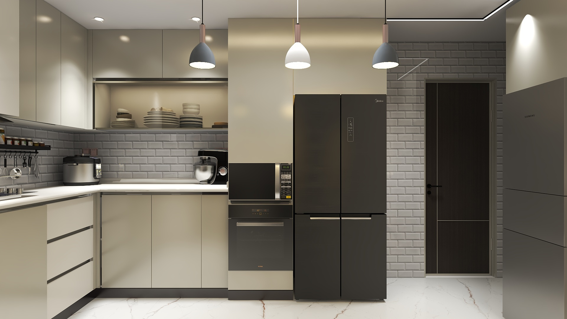 Stylish Bluish Gray Kitchen Cabinets For Modern Homes: Transform Your ... within A Deep Dive Into the Aesthetic Appeal of Blue Green and Gray Cabinets in Modern Homes