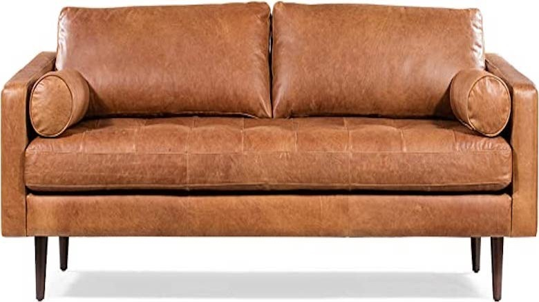 The Best Leather Sofa To Tie Your Living Room Together within