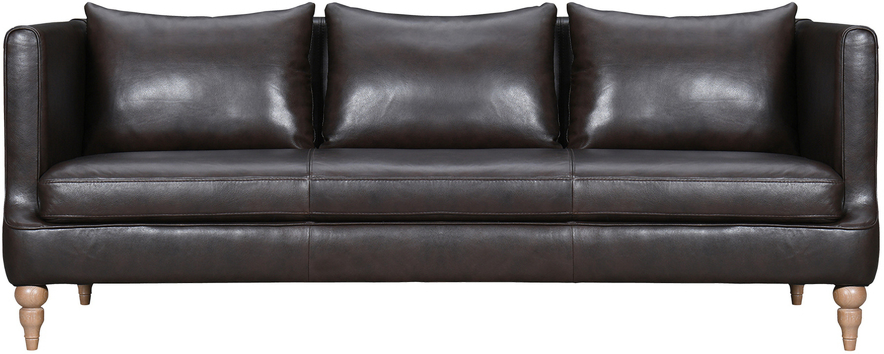 Vincenza 85 Inch Leather Sofa In Dark Brown By Armen Living | 1Stopbedrooms in Decoding the Appeal of the Vincenza 85" Dark Brown Leather Sofa