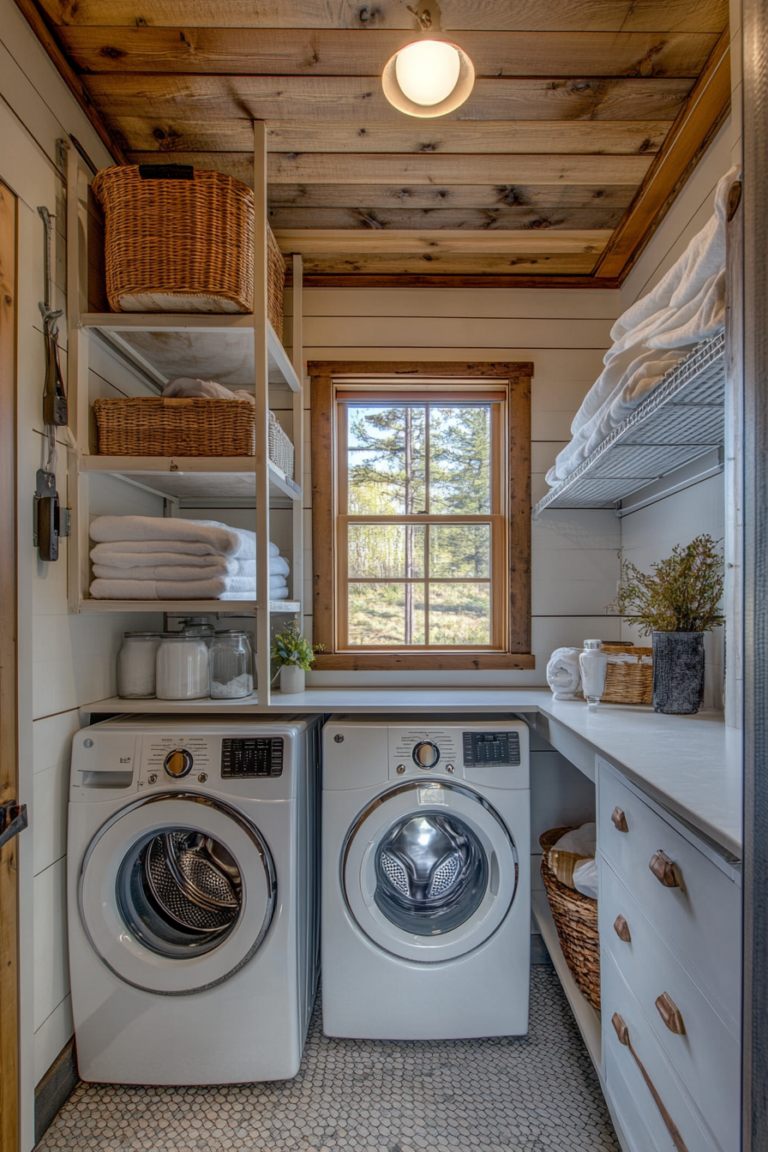 15+ Small Laundry Room Ideas: Maximizing Space For Style And Function ... throughout
