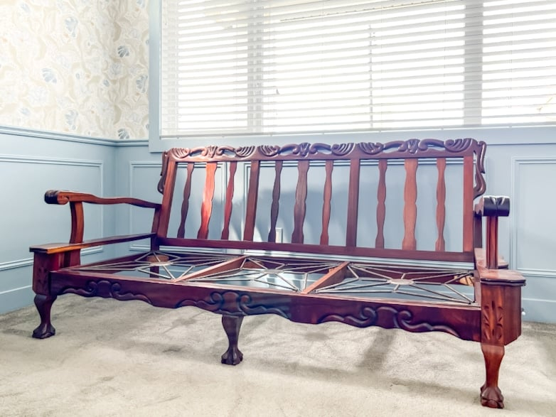 A Quick And Easy Vintage Sofa Makeover - Orc Week 8 for