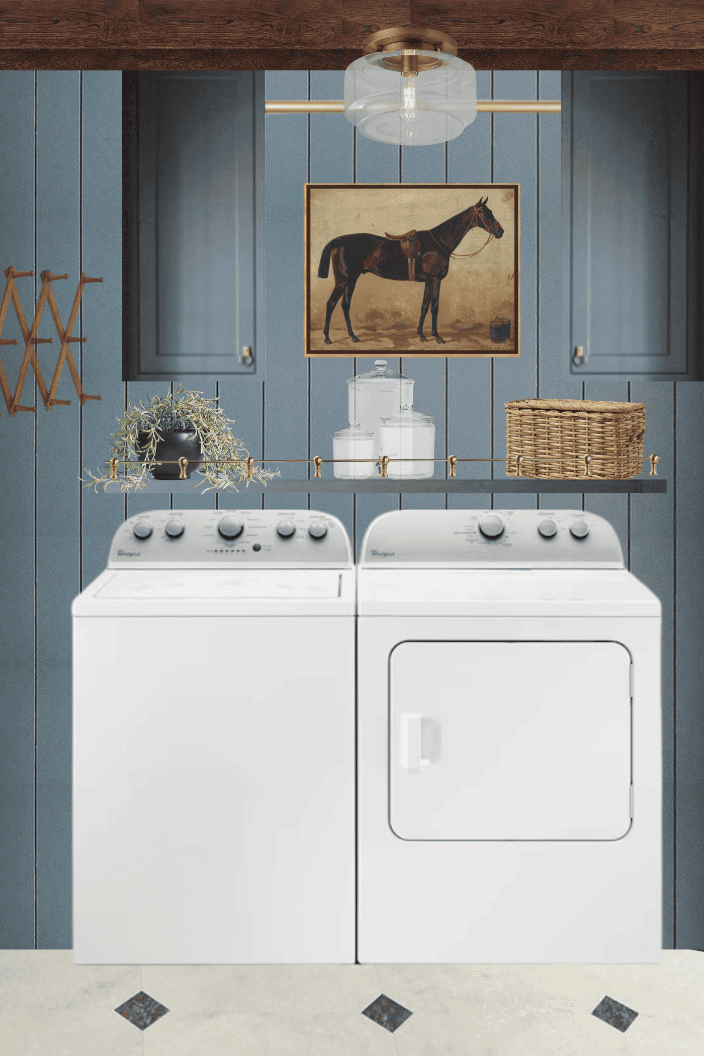 Before &Amp; After: Moody Laundry Room Makeover - Cypress &Amp; Sienna intended for