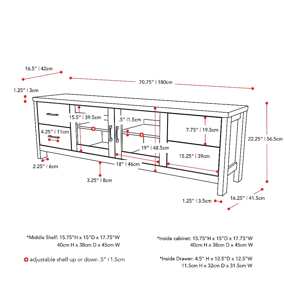 Best Buy: Corliving Hollywood Tv Cabinet With Doors, For Tvs Up To 85 ... throughout Elevate Your Home Entertainment with the CorLiving Hollywood TV Stand