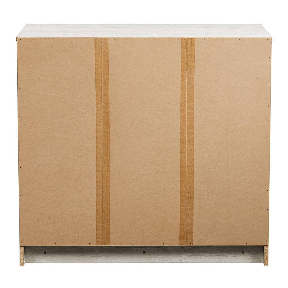 Best Buy: Corliving Newport 5 Drawer Dresser White Washed Oak Npt-301-C intended for