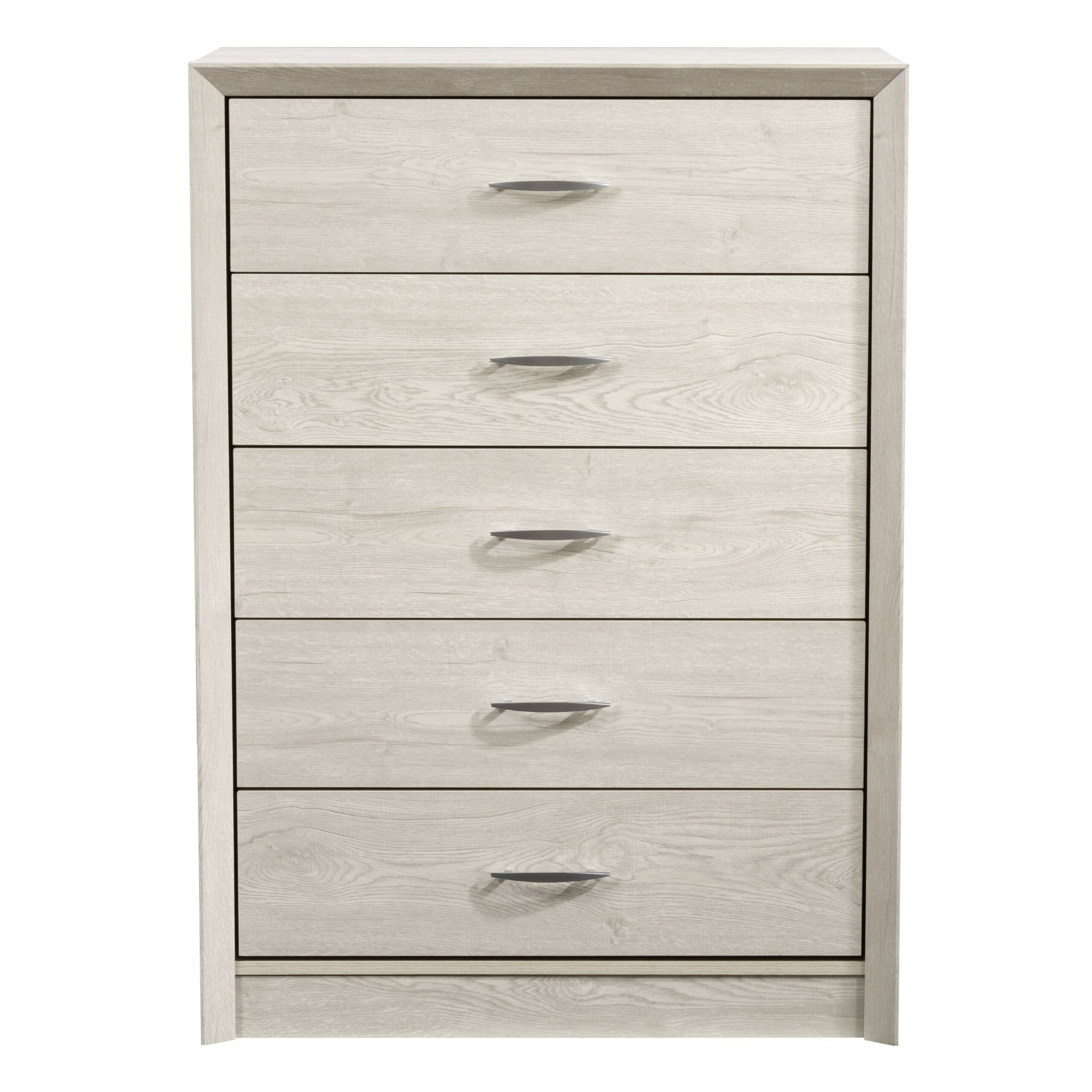 Best Buy: Corliving Newport 5 Drawer Tall Dresser White Washed Oak Npt ... in