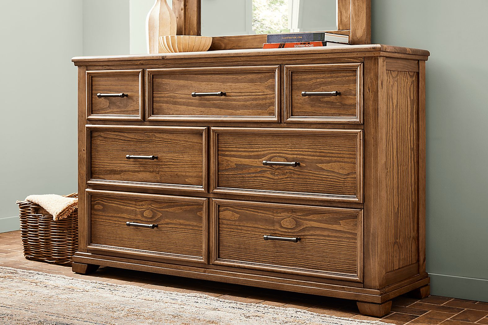Canyon River 5 Pc Sandstone Colors Queen Bedroom Set With Dresser ... with regard to