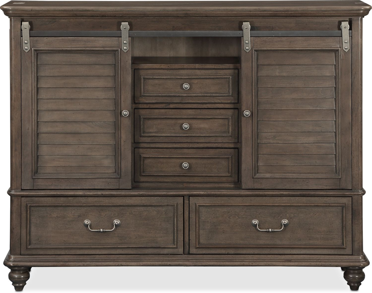 Charleston Gentleman's Chest - Gray | American Signature Furniture within Choosing Your Gentleman's Chest Finding the Perfect 64" Gray Solid Wood Piece