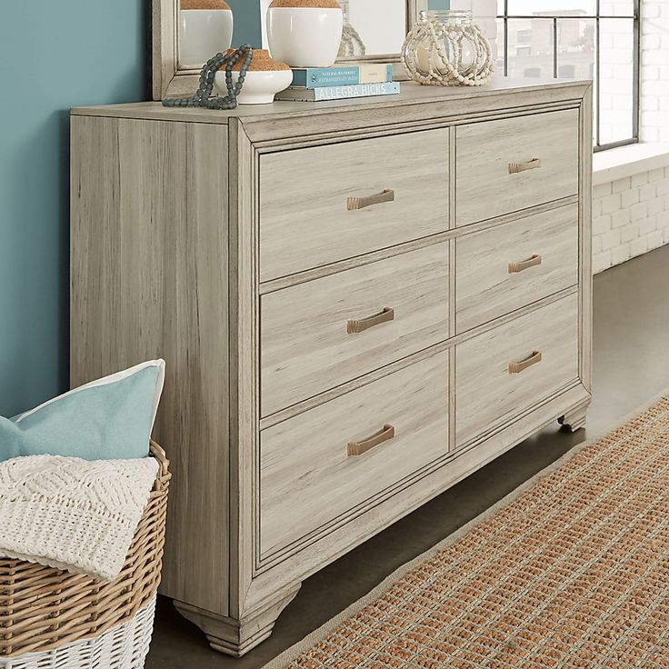 Marlow Natural Dresser | Bedroom Panel, Natural Dressers, Rooms To Go in