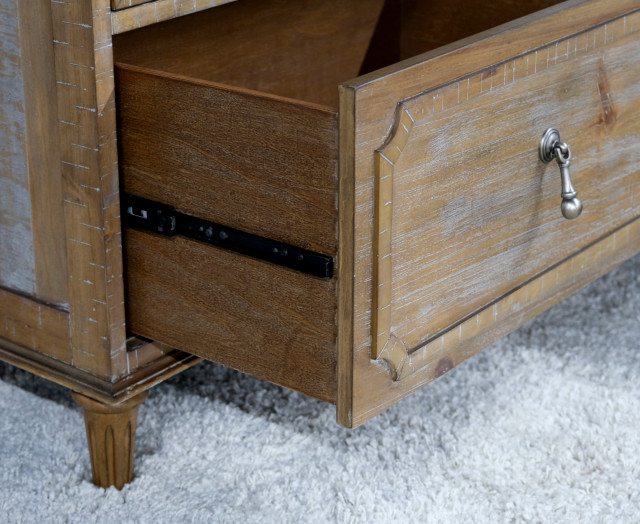 Marquez Nightstand, Sandstone Buff - Farmhouse - Nightstands And ... intended for Why the Sandstone Buff Marquez Dresser is a Timeless Choice for Your Home