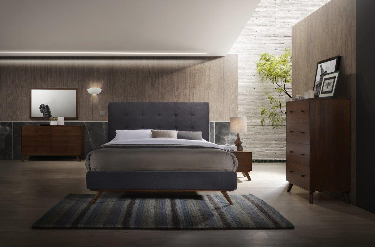 Modrest Addison Mid-Century Modern Walnut Chest By Vig Furniture ... inside Discovering the Craftsmanship Behind the Modrest Aspen Chest
