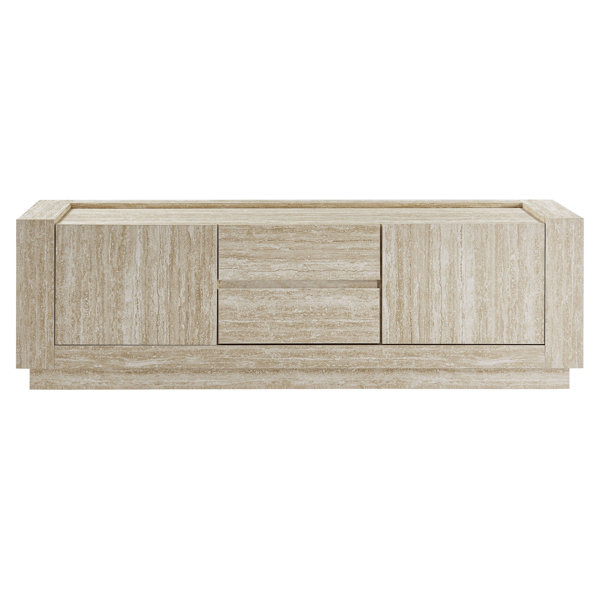 Modway Hollis 59" Travertine Tv Stand In Travertine | Wayfair pertaining to