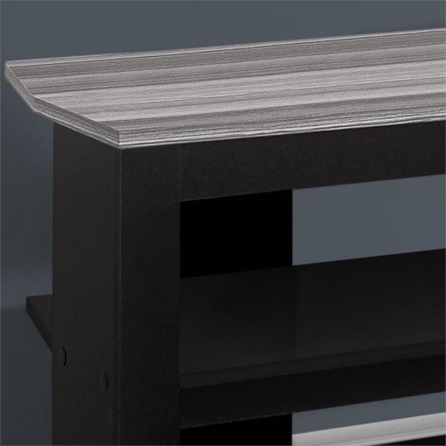 Pemberly Row Modern Wood Corner Tv Stand For Tvs Up To 42" In Black ... for Maximizing Corner Space The Pemberly Row 48" TV Stand Advantage