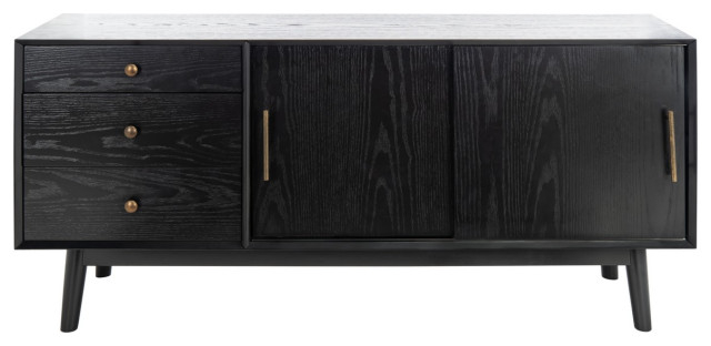 Safavieh Couture Tomas Mid-Century Media Stand, #N/A - Midcentury ... inside