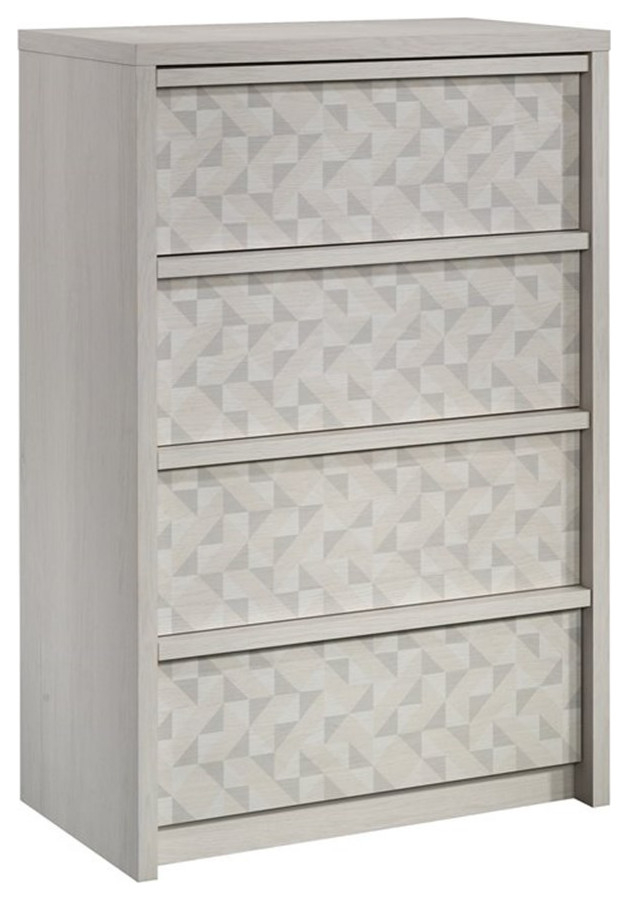 Sauder Harvey Park 4-Drawer Engineered Wood Chest In Glacier Oak Finish ... with Unpacking the Sauder Harvey Park Chest Your Style Guide