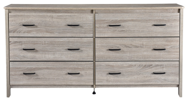 Understanding the Craftsmanship Behind the Titeca Contemporary 6 Drawer Dresser Sonoma Oak Finish