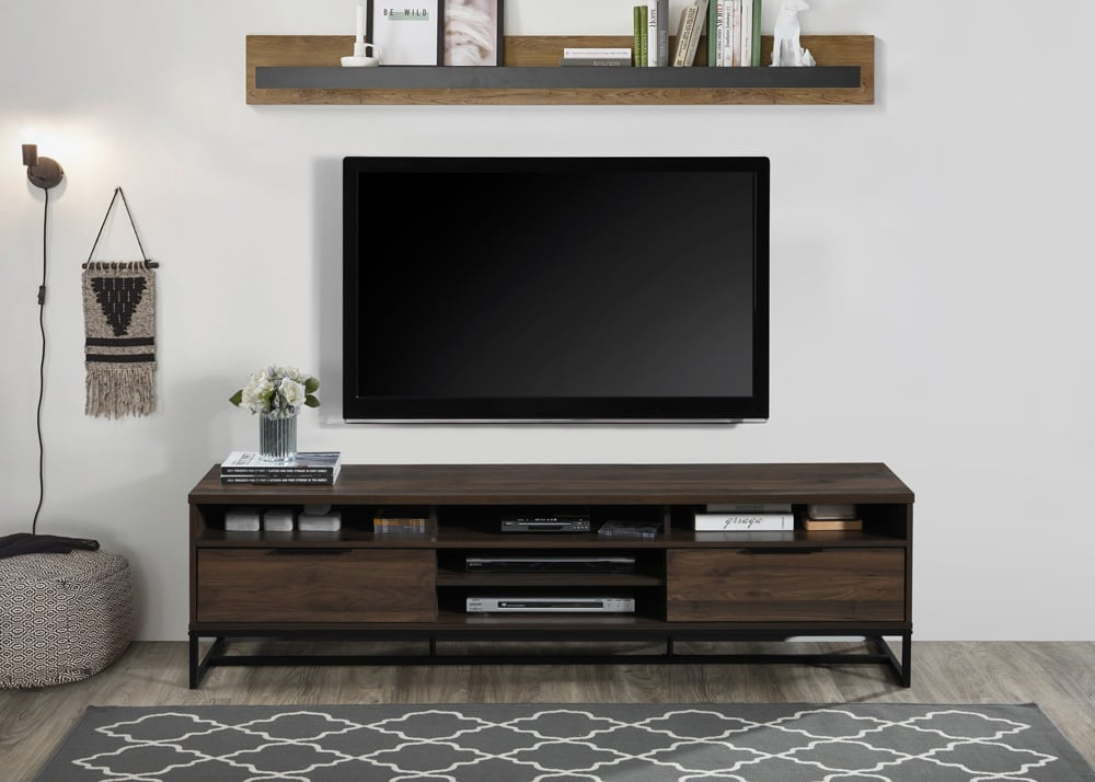Tv Stands 6748 71" L Dark Walnut Tv Stand | | 7 Day Furniture | Tv Stands regarding Tips for Integrating a Dark Walnut Transitional TV Stand into Your Decor