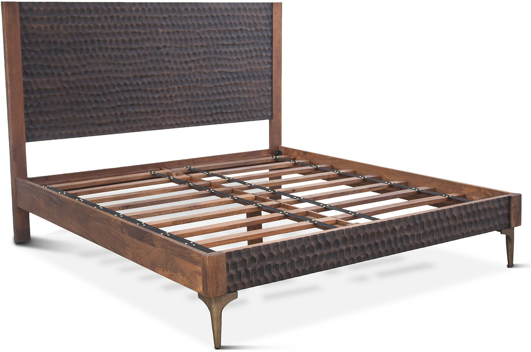 Vallarta Queen Bed With Mango Wood In Two Tone By Home Trends And ... within