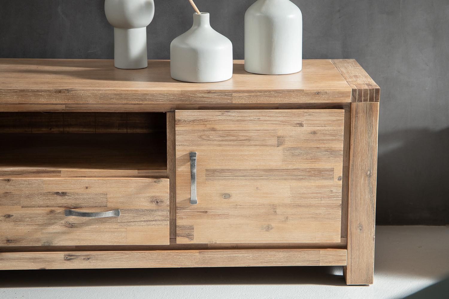 Vancouver Acacia Wood Tv Stand - 2M | Cielo inside Style Meets Durability A Look at vidaXL's Acacia Wood TV Stand