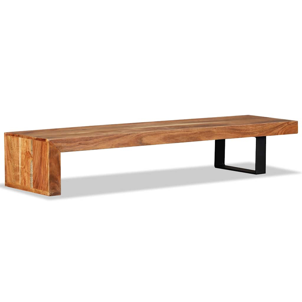 Vidaxl Tv Stand Solid Acacia Wood | Vidaxl.com intended for Style Meets Durability A Look at vidaXL's Acacia Wood TV Stand