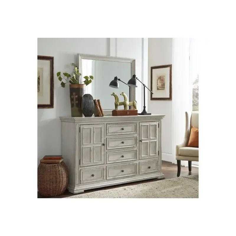 361W-Br31 Liberty Furniture 2 Door 6 Drawer Dresser - Whitestone inside A Deep Dive into the Design and Functionality of the 272-BR31 Dresser