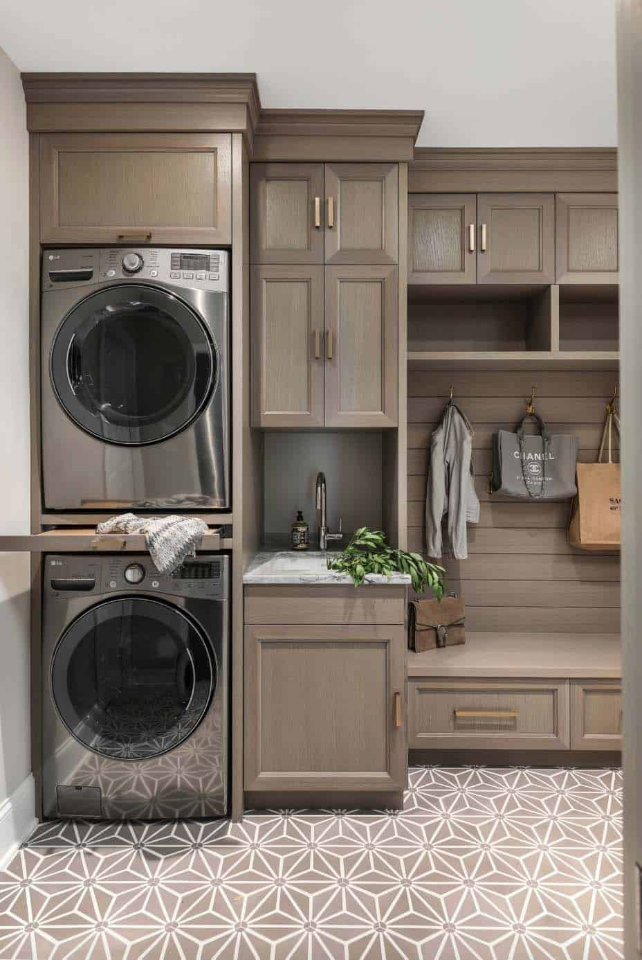 45 Functional And Stylish Laundry Room Design Ideas To Inspire ... in Discover This Week's Top 5 Laundry Rooms for Chic Storage Solutions