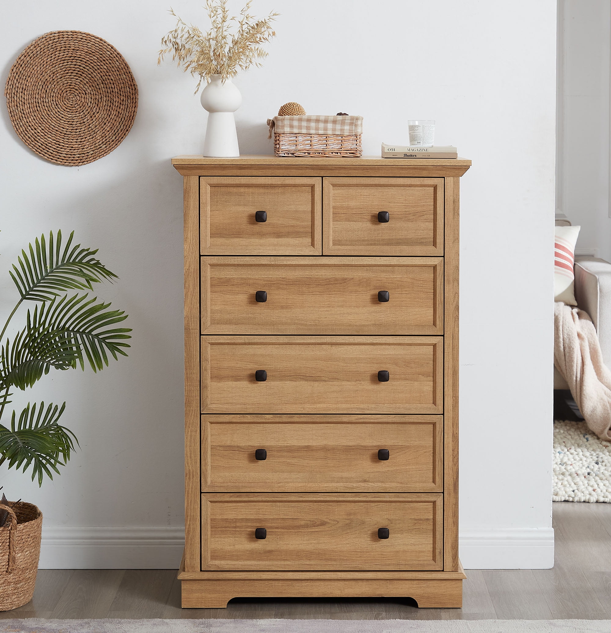 6 Drawer Dresser,6 Drawers Cabinet Tall Chest Of Drawers Closet ... pertaining to 6 Drawers Cabinet