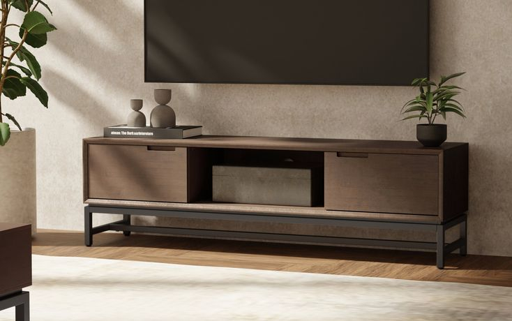 72 Inch Solid Wood Tv Stand | Banting Tv Stand for Banting Mid Century 72 Inch Wide Tv Stand