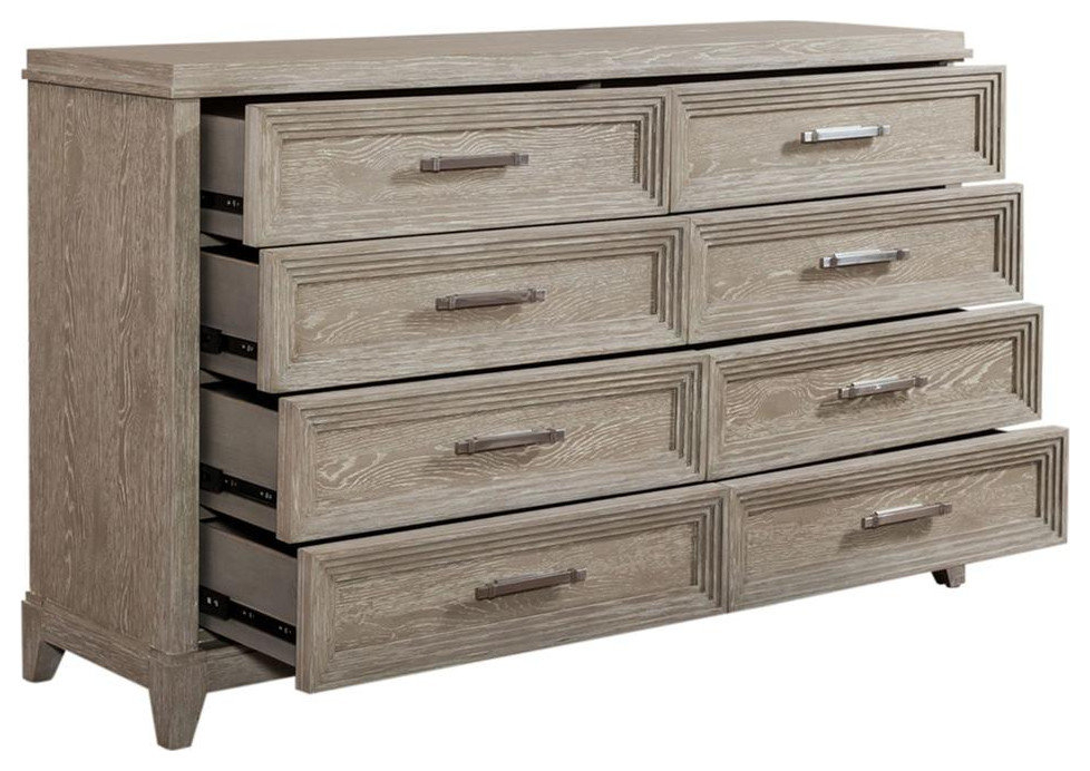 8 Drawer Dresser W66 X D18 X H40 - Transitional - Dressers - By Bison ... with regard to 8 Drawer Dresser W66 X D18 X H40