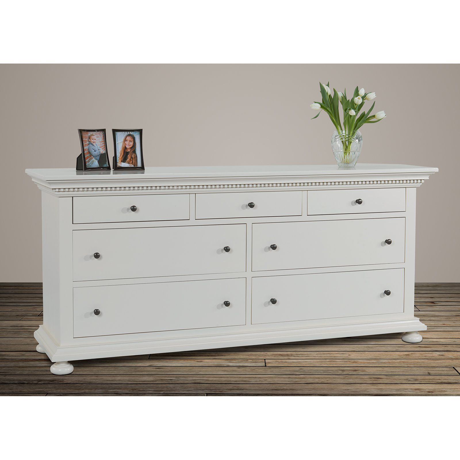 A & E Soraya 7 Drawer Dresser - Pearl White | Www.hayneedle.com | Furniture, 7 Drawer Dresser ... intended for Carmel 7 Drawer Dresser, White